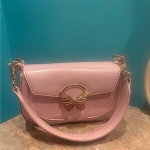 Blugirl Butterfly plaque bag light pink